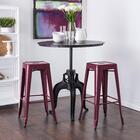 Kit - 3 X Banquetas Altas Iron Tolix - Industrial - Vintage -