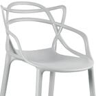 Kit - 3 X Banquetas Altas Masters Allegra - Cinza Claro