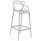 Kit - 3 X Banquetas Altas Masters Allegra - Cinza Claro