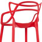 Kit - 3 X Banquetas Altas Masters Allegra - Vermelho