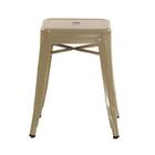 Kit - 3 X Banquetas Baixas Iron Tolix - 45 Cm - Design Indust