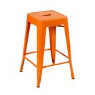 Kit - 3 X Banquetas Iron Tolix - 61 Cm - Industrial - Aço - V