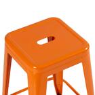 Kit - 3 X Banquetas Iron Tolix - 61 Cm - Industrial - Aço - V