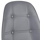 Kit - 3 X Cadeiras Eames Botonê - Cinza Escuro - Base De Made