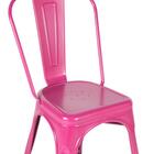 Kit - 3 X Cadeiras Iron Tolix - Rosa Pink