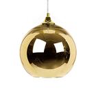Kit - 3 X Luminárias Copper Shade - Luna - 25 Cm - Dourado