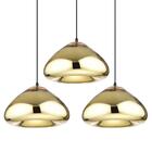 Kit - 3 X Luminárias Void - Berlim - Dourado