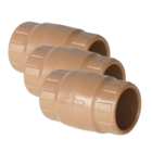 Kit 3un Válvula De Retenção Soldável Hidráulico 50mm Estrela