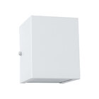 kit 3x Arandela de efeito 4 fachos branca + lâmpada Led 5W 30