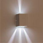 kit 3x Arandela de efeito 4 fachos externa e interna - branca