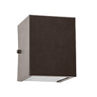 kit 3x Arandela de efeito 4 fachos marrom + Lâmpada Led 5w 30