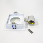 kit 3x Spot Embutir Recuado Flat Direcionável E27 P/ Par20 St