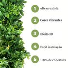 Kit 4,5m² De Jardim Vertical Linha Luxo E Realismo Plantas Ar