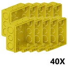 Kit 40 Caixa De Luz Embutir 4x4 Parede Reforçada Tigre