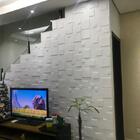 Kit 40 placas em pvc poliestireno revestimento 3d teto e pare