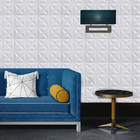 Kit 40 Placas Pvc 3d Revestimento De Parede Estrelar Decorati