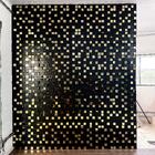 Kit 40 Placas Revestimento De Parede Pvc 3d Decorativa Espelh