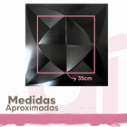 Kit 40 Placas Revestimento Preto Auto Relevo Dakar Decorativo