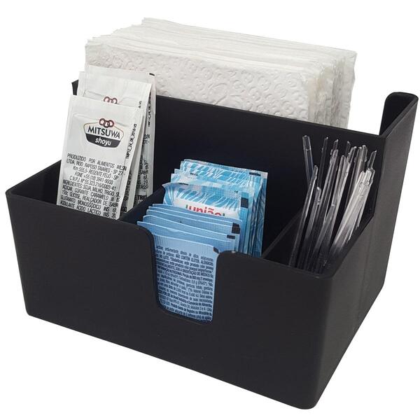 Kit 40 Portas Sachês Guardanapos Açúcar Organizador Multiuso