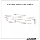 Kit 40 Puxadores Para Móveis Clean Cava Alumínio Cobre 200mm