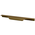 Kit 40 Puxadores Para Móveis Wave Cava Alumínio Ouro 180mm Al