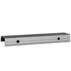 Kit 40 Puxadores Para Móveis Wave Reto Alumínio Prata 125mm A