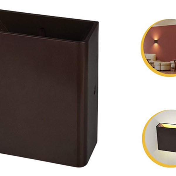 Kit 45 Arandela Luminaria 2 Facho Led Externa Led 3w Quente