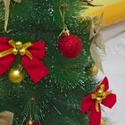 Kit 45 Laços De Bolinhas 9cm Decoração Natalina Brilhante