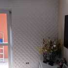 Kit 45 placas em pvc poliestireno revestimento 3d teto e pare