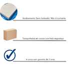 Kit 48 Borda Piscina Atermica  50x25x2,0cm Branca - Silvano S