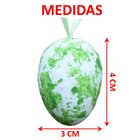 Kit 48 Ovos Pendentes De Páscoa Coloridos Decorativo Coelho