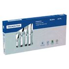 Kit 48 Peças Faqueiro Tramontina Búzios Talheres Em Aço Inox