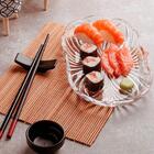 Kit 48 Peças Sushi Esteira Molheira Suporte Hashi 12 Pessoas