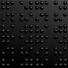 Kit 48 Placas 3d Pvc Preto Decoração Revestimento Premium De