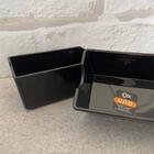 Kit 48 Porta Sachês Pretos Molhos Chá Açúcar Sal Lanchonete P