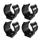 Kit 4 Abraçadeira Impacto Cano Tubo 25mm 3/4'' Preta Estrela