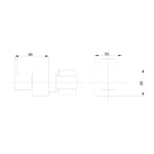 Kit 4 Acabamentos Rose-gold P/registro Base Deca 3/4-1/2