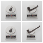 Kit 4 Acessórios Cinza Fosco Para Banheiro Lavabo