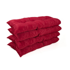 Kit 4 Almofada Para Cadeira De Bambu Vime