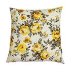 Kit 4 Almofadas Cheias Belize Impermeável Floral Amarela 45cm