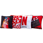 Kit 4 Almofadas Cheias Decorativas Innovative Movie Dog 45cm