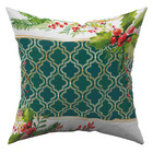 Kit 4 Almofadas Cheias Decorativas Natalinas Floral Feliz Nat