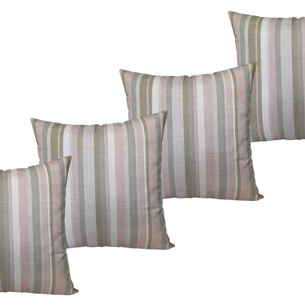 Kit 4 Almofadas Cheias Estampa Digital 100% Algodão Impermeáv