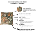 Kit 4 Almofadas Cheias Waterblock Impermeável Área Externa Fo