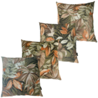 Kit 4 Almofadas Cheias Waterblock Impermeável Área Externa Fo