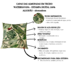Kit 4 Almofadas Cheias Waterhavana Impermeável Área Externa F