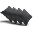 Kit 4 Almofadas Cinzas 43x43cm Cada