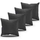 Kit 4 Almofadas Cinzas 43x43cm Cada