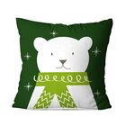 Kit 4 Almofadas De Natal Fofinho Tons Verdes