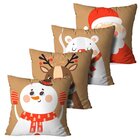 Kit 4 Almofadas De Natal Fofinhos